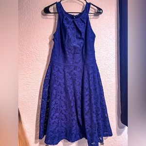 Bright Royal Blue Lace dress
